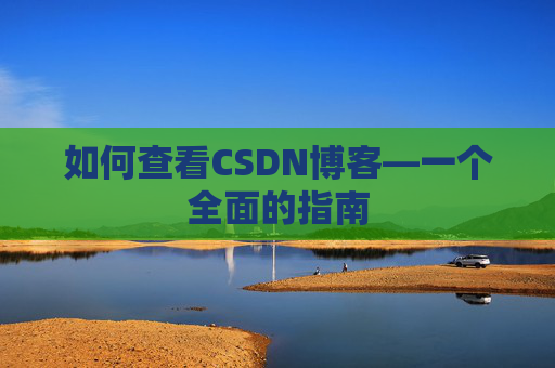 如何查看CSDN博客—一个全面的指南